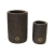 Wazon betonowy ceramiczny Brązowy 20cm