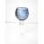 Świecznik Kielich szklany Niebieski 29cm