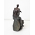 Rzeźba Figurka mężczyzna na kamieniu Brązowy/Miedź