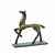 Rzeźba Figurka Koń stare złoto