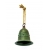 Dzwonek metalowy zielony 20cm
