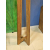 Lampa podłogowa trapez drewno egzotyczne 184cm