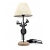 Lampa z motywem jelenia styl skandynawski