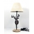 Lampa z motywem jelenia styl skandynawski
