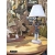 Lampa z motywem jelenia styl skandynawski