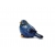 Ptak ceramiczny niebieski 9cm