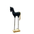 Koń Konik drewniany skandynawski Czarny 34cm