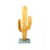 Dekoracja drewniana kaktus naturalny 59 cm