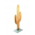 Dekoracja drewniana kaktus naturalny 59 cm