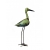 Ptak metalowy z recyclingu  49cm Zielony