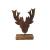 Rogi Poroże Jeleń Renifer z drewna Brąz