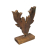 Rogi Poroże Jeleń Renifer z drewna Brąz