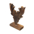 Rogi Poroże Jeleń Renifer z drewna Brąz