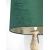 Lampa podłogowa na postawie z drewna mango z aksamitnym abażurem 157 cm