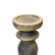 Świecznik betonowy gliniany z Oliwkowy 37cm