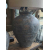 Lampa ceramiczna prążkowana Rustykalna z abażurem 92cm